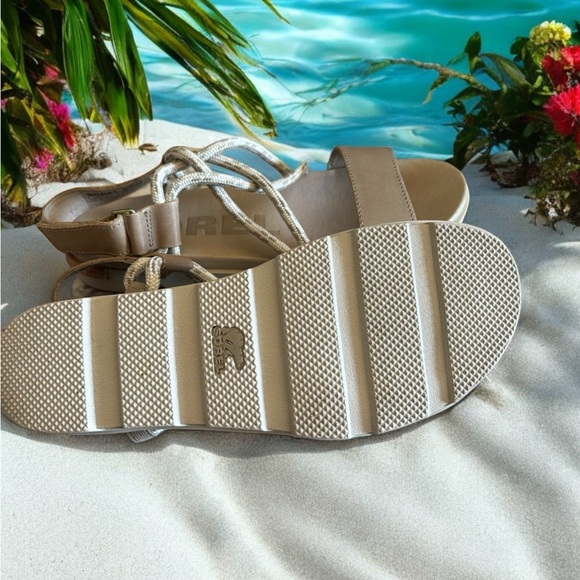 Women’s Sorel Torpedaii Rope Sandal. Sandy Tawny Fawn. Excellent Condition. - Picture 5 of 6